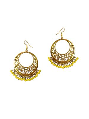 Yellow Drop Earrings - 15429070 - Standard Image - 1