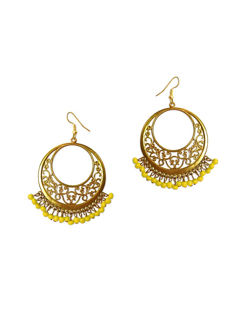 Yellow Drop Earrings - 15429070 - Zoom Image - 1
