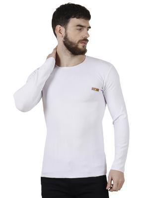 white polyester t-shirt - 15429103 - Standard Image - 1