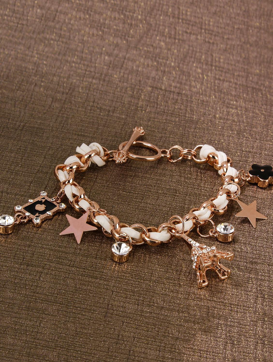 multi metal links bracelet - 15429163 - Zoom Image - 1