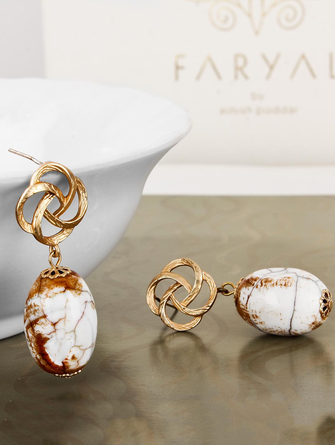 metal drop earrings - 15429246 - Zoom Image - 1