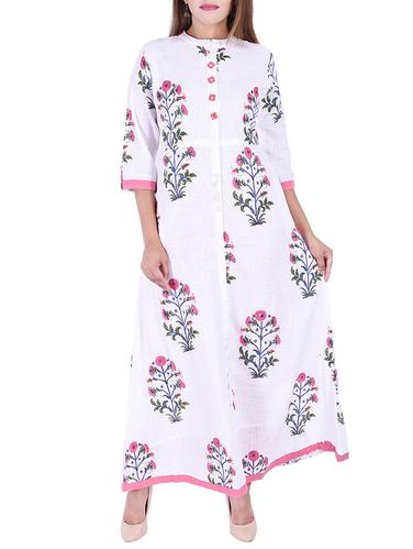 A-line printed kurta - 15429530 - Very Small Image - 1