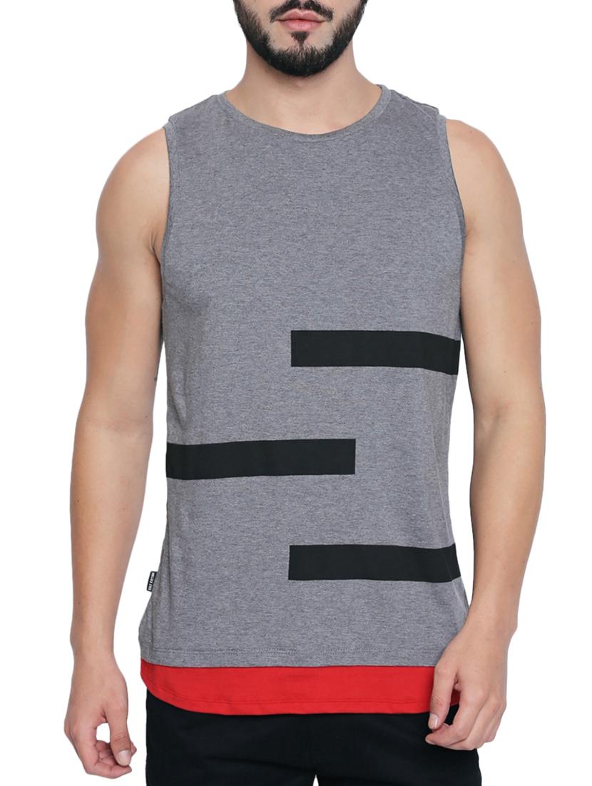 grey cotton blend t-shirt - 15429680 - Zoom Image - 1