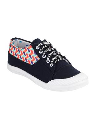 blue lace-up sneakers - 15430012 - Standard Image - 1