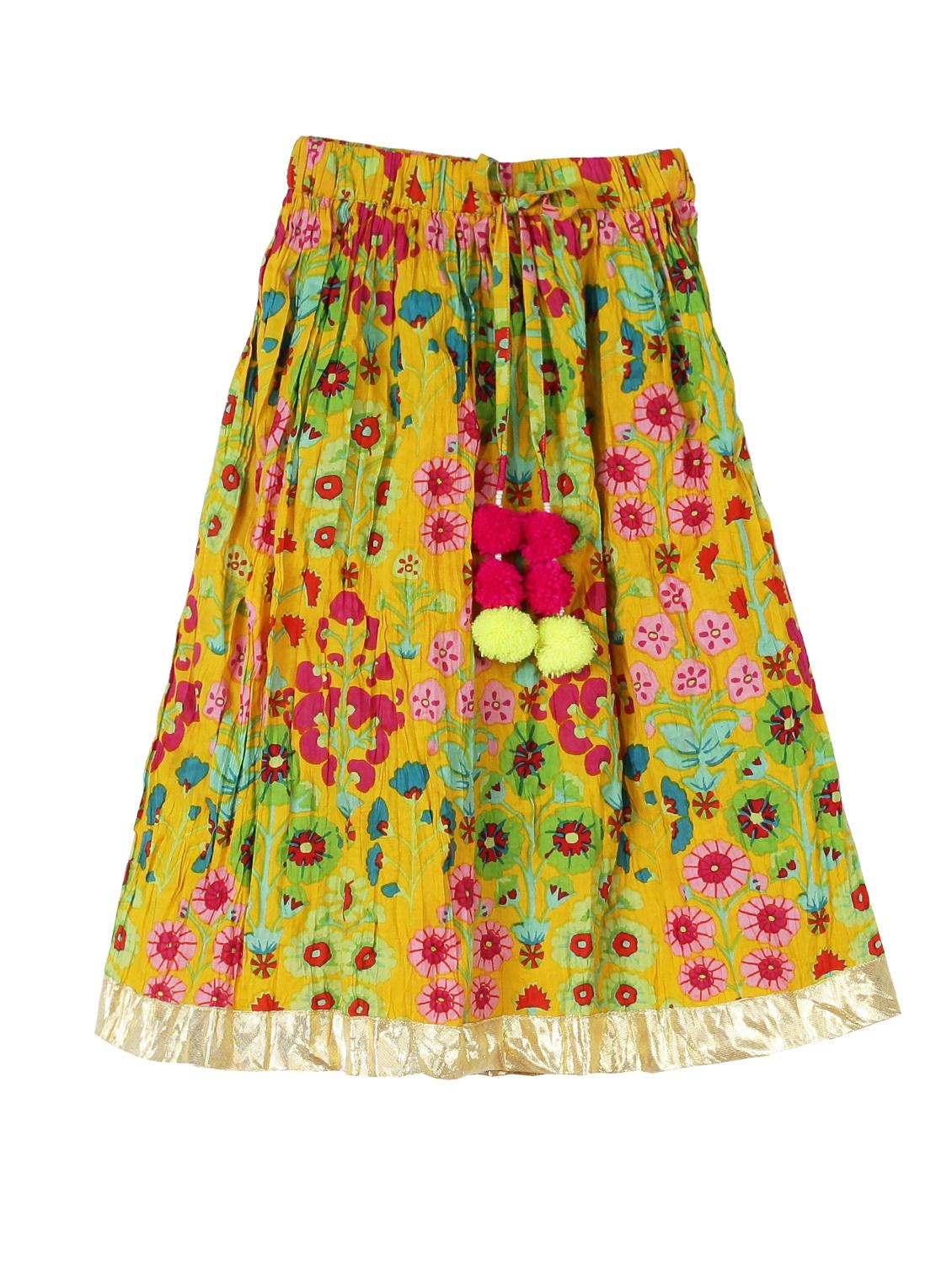 yellow cotton skirt - 15430194 - Zoom Image - 1