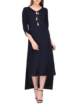 High low kurta with tassels - 15430605 - Standard Image - 1