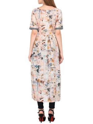 high slit printed kurta - 15430615 - Standard Image - 3