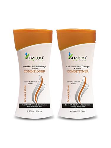 KAZIMA Anti Hair fall & Damage Control Conditioner (200ml Pack of 2) For Hair Fall Defens, Prevent Hair loss, Damage Repair - 15431261 - Very Small Image - 1