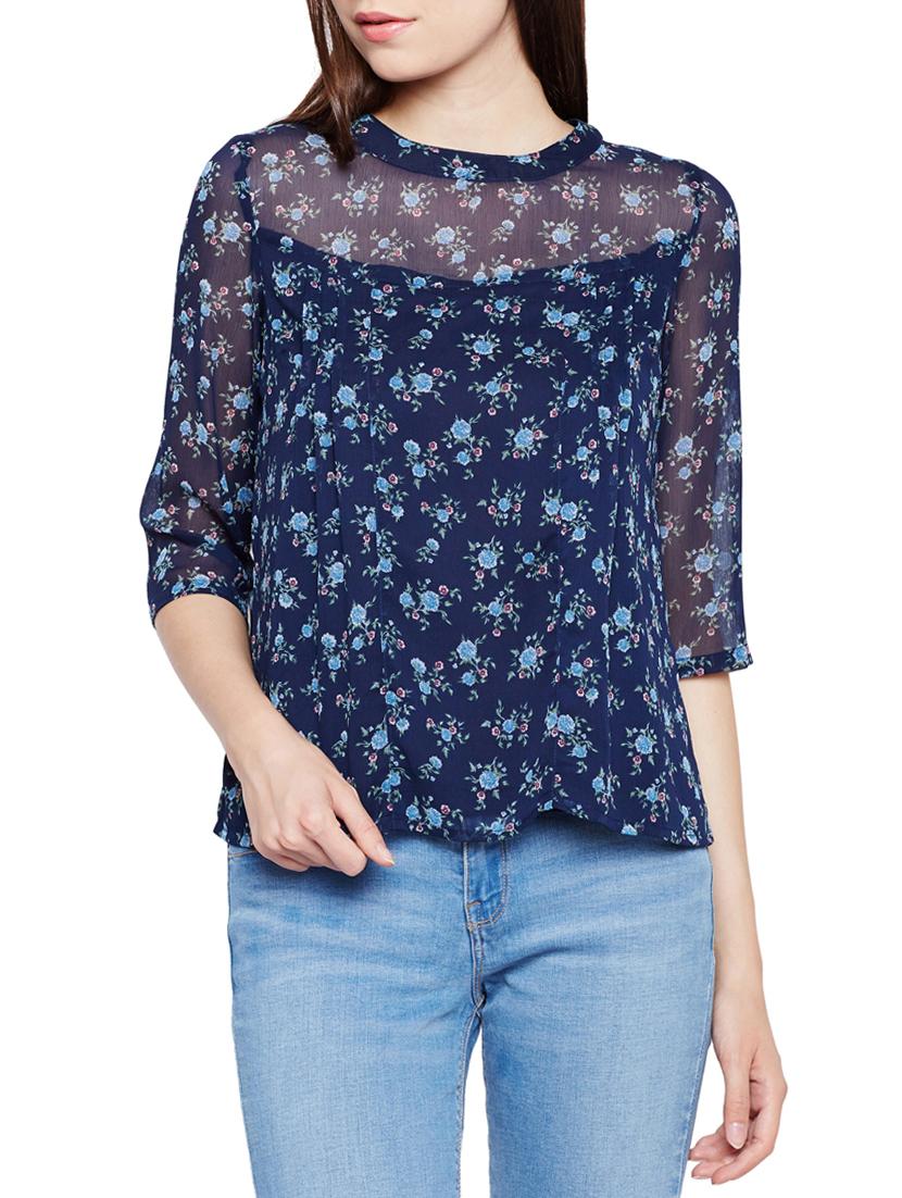 keyhole back printed top - 15431339 - Zoom Image - 1