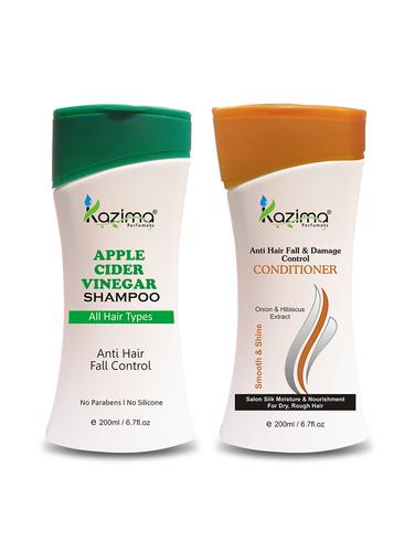 KAZIMA Apple Cider Vinegar Shampoo (200ml) + Damage Control Conditioner (200ml) - 15431386 - Very Small Image - 1