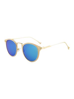 ted smith unisex round sunglasses (ts-mystri_blu) - 15431481 - Standard Image - 2