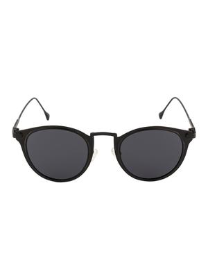 Ted Smith Unisex Round Sunglasses (TS-MYSTRI_BLK) - 15431483 - Standard Image - 1