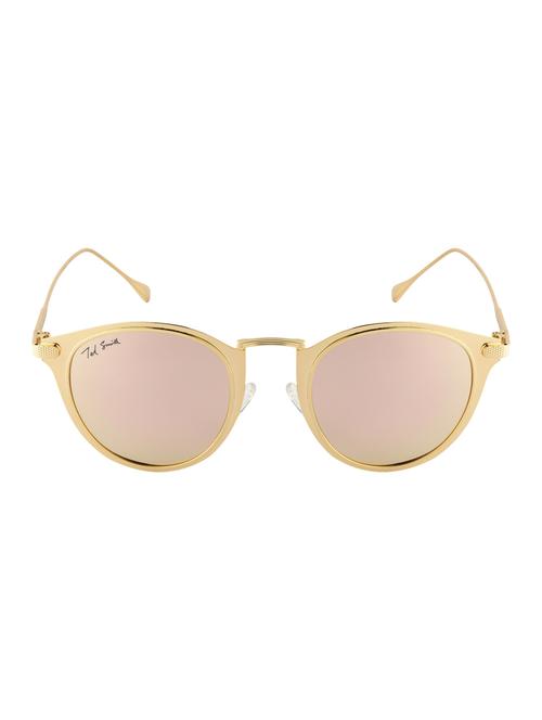 ted smith unisex round sunglasses (ts-mystri_pink) - 15431484 - Standard Image - 1