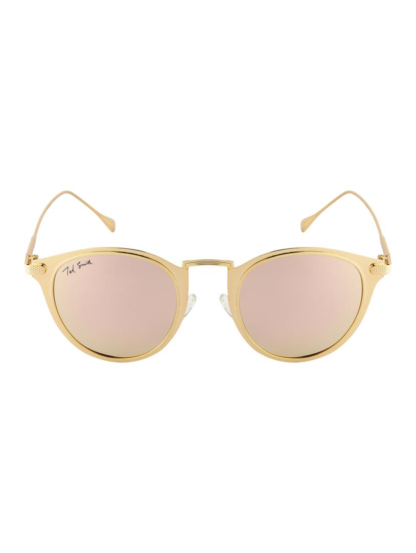 ted smith unisex round sunglasses (ts-mystri_pink) - 15431484 - Zoom Image - 1