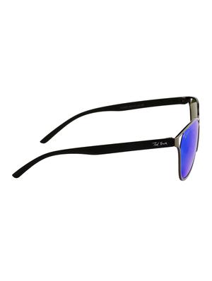 ted smith unisex wayfarer sunglasses (ts-p0975_blu) - 15431487 - Standard Image - 3