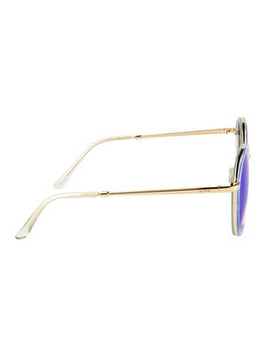 ted smith unisex round sunglasses (ts-p0935_blu) - 15431507 - Standard Image - 3