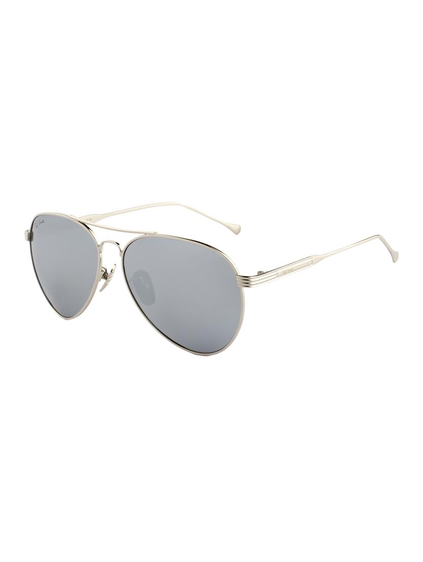 ted smith unisex aviator sunglasses (ts-p0746_sil) - 15431510 - Zoom Image - 2