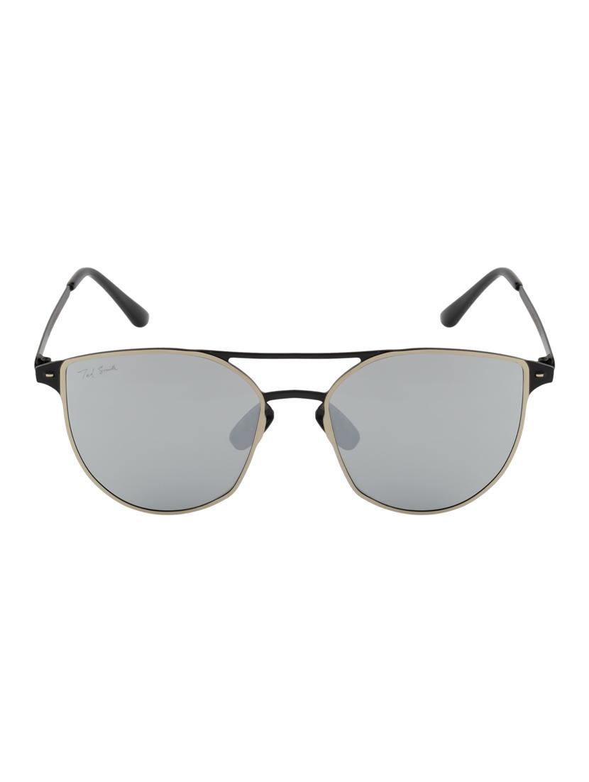 Ted Smith Unisex Aviator Sunglasses (TS-P1055_SIL) - 15431540 - Zoom Image - 1