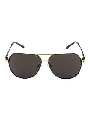 Ted Smith Unisex Aviator Sunglasses (TS-P0965_M.BLK) - 15431554 - Standard Image - 1