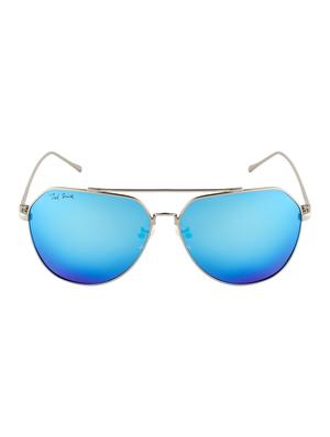 Ted Smith Unisex Aviator Sunglasses (TS-P0951_BLU) - 15431574 - Standard Image - 1