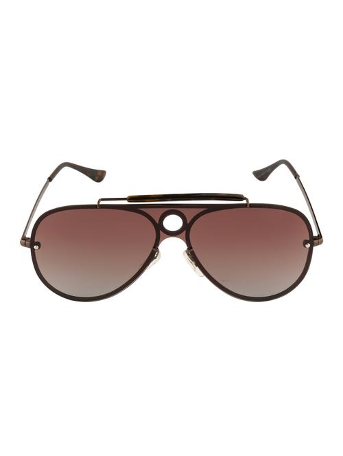 ted smith unisex aviator sunglasses (ts-p0938_brn) - 15431578 - Standard Image - 1