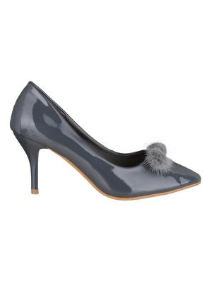 grey slip on pumps - 15431602 - Standard Image - 2