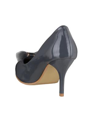 grey slip on pumps - 15431602 - Standard Image - 3