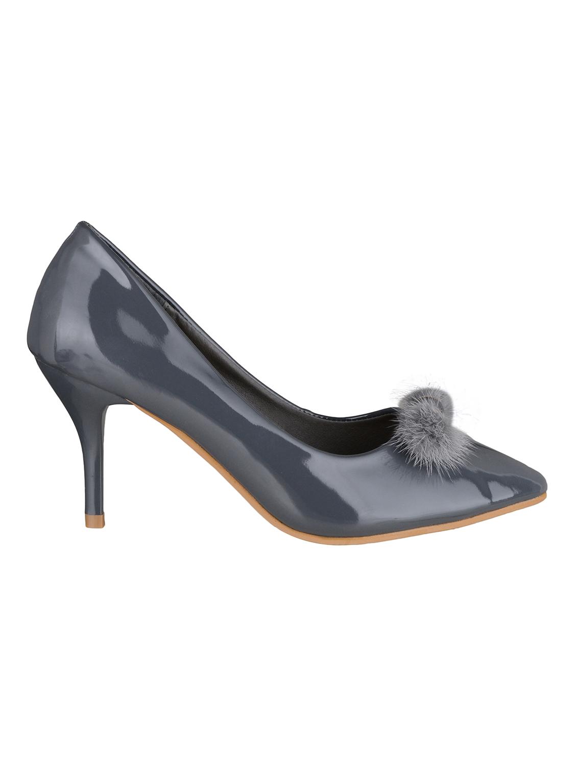 grey slip on pumps - 15431602 - Zoom Image - 2