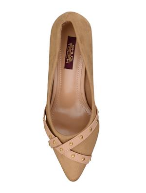 brown slip on pumps - 15431615 - Standard Image - 4