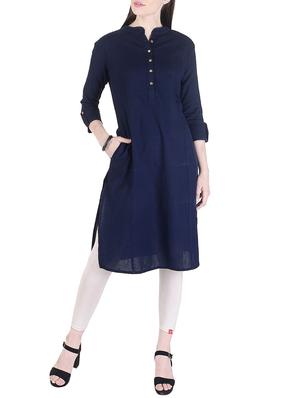 straight pockets kurta - 15431643 - Standard Image - 1