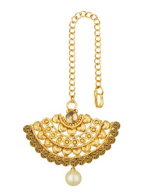 Gold metal maangteeka - 15431893 - Standard Image - 1
