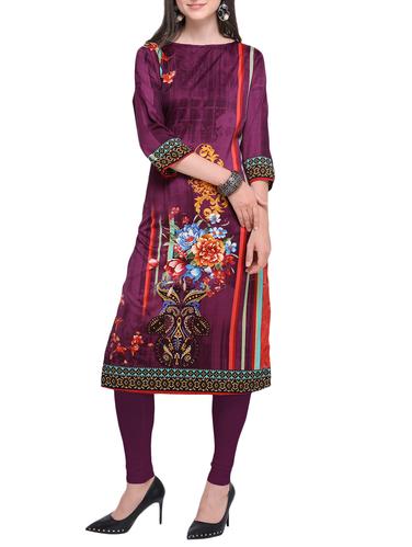 straight digital print kurta - 15432320 - Very Small Image - 1