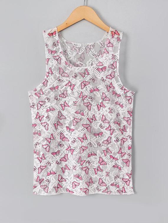 pink net top - 15432359 - Zoom Image - 1