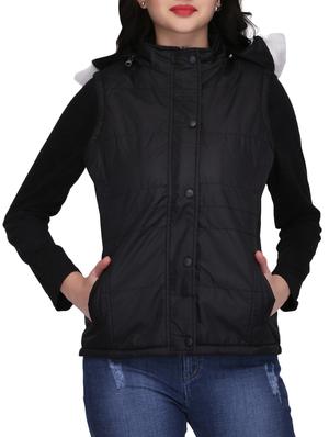 quilted & padded hooded jacket - 15432489 - Standard Image - 1