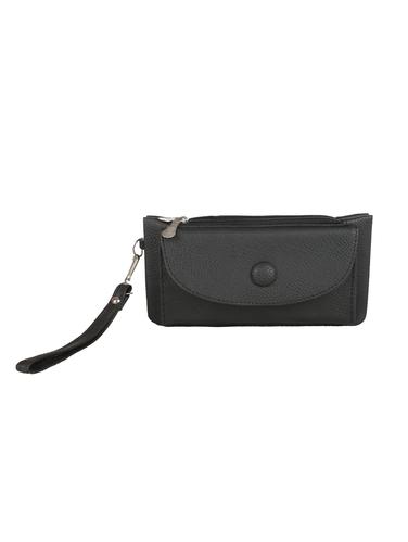 black leatherette (pu) regular pouch - 15432509 - Very Small Image - 1