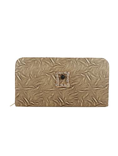 cream leatherette (pu) regular clutch - 15432536 - Very Small Image - 1