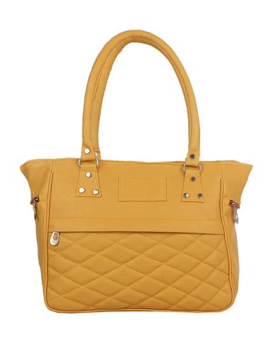 yellow leatherette (pu) regular handbag - 15433002 - Very Small Image - 1