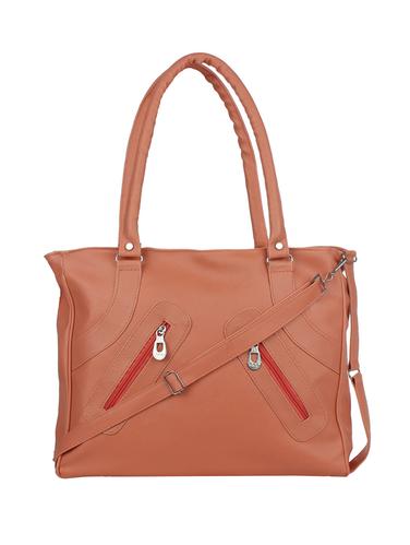 pink leatherette (pu) regular handbag - 15433005 - Very Small Image - 1