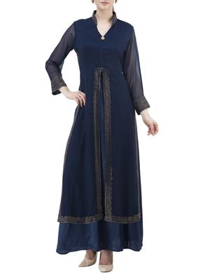 Layered embellished kurta - 15433113 - Standard Image - 1