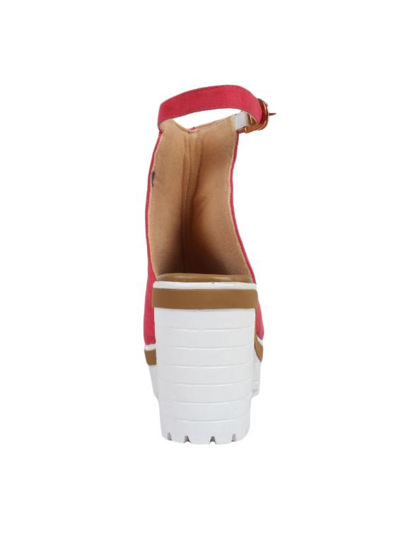 pink ankle strap sandals - 15433364 - Zoom Image - 3
