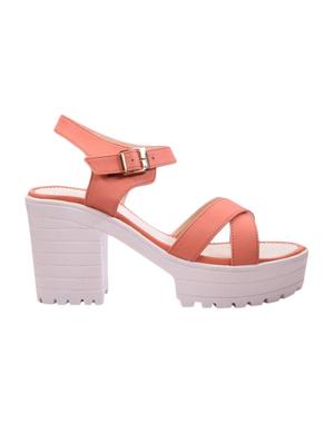 pink ankle strap sandals - 15433371 - Standard Image - 2