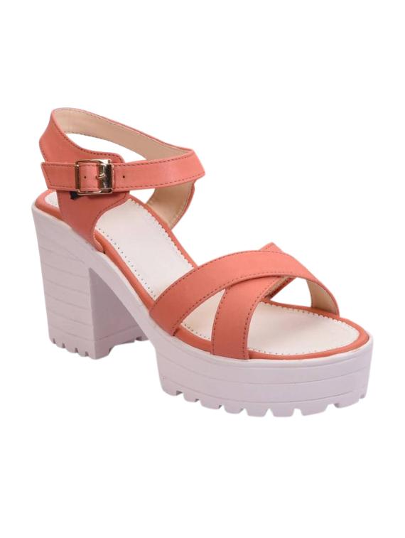 pink ankle strap sandals - 15433371 - Zoom Image - 1
