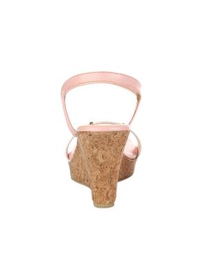 pink back strap wedges - 15433385 - Standard Image - 3