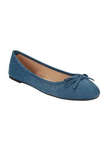 navy slip on ballerinas - 15434745 - Very Small Image - 1