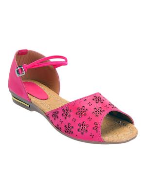 pink closed back sandals - 15435131 - Standard Image - 1