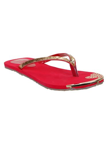 red toe separator slippers - 15435135 - Very Small Image - 1