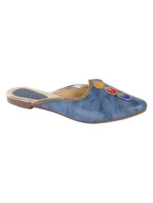 blue mules sandals - 15435141 - Standard Image - 1