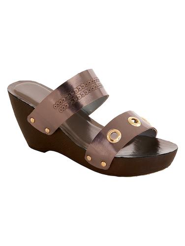 brown slip on wedges - 15435160 - Very Small Image - 1