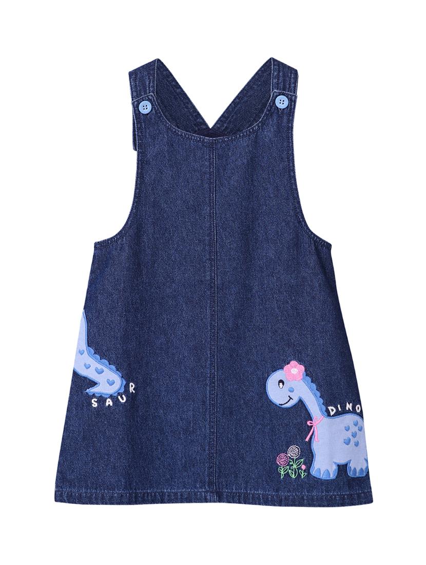 blue cotton dungaree - 15435191 - Zoom Image - 1