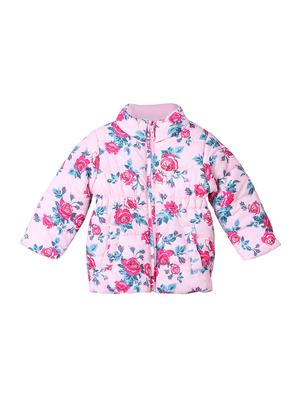 pink polyester quilted jacket - 15435201 - Standard Image - 1
